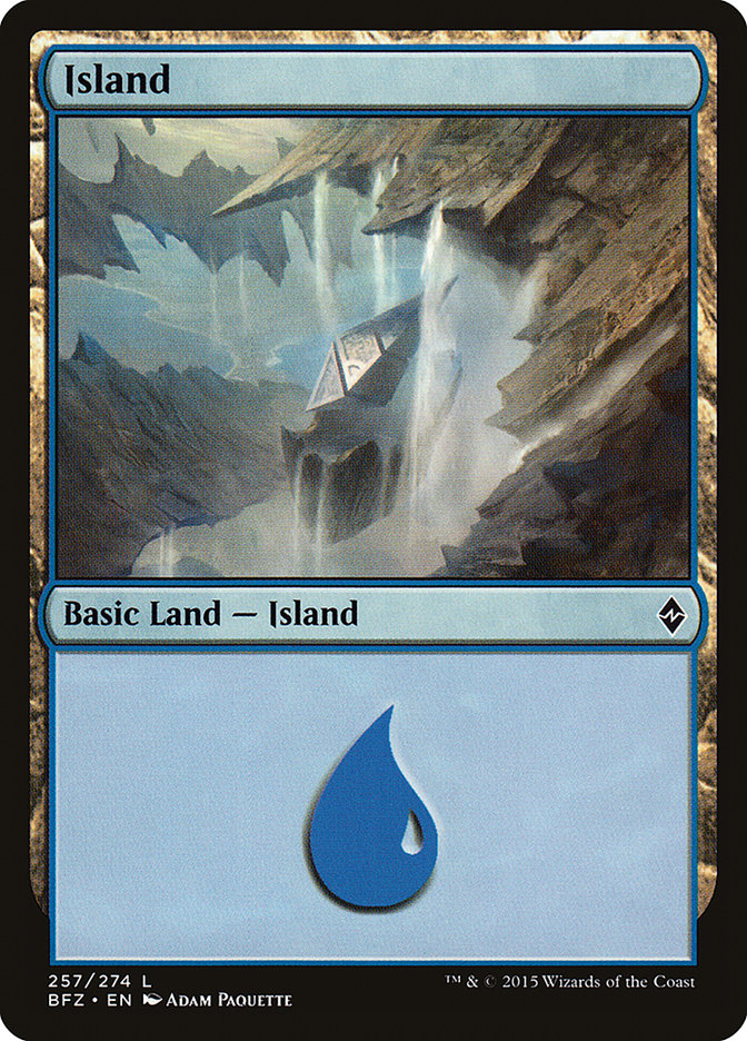 Island (257) [Battle for Zendikar] | The CG Realm