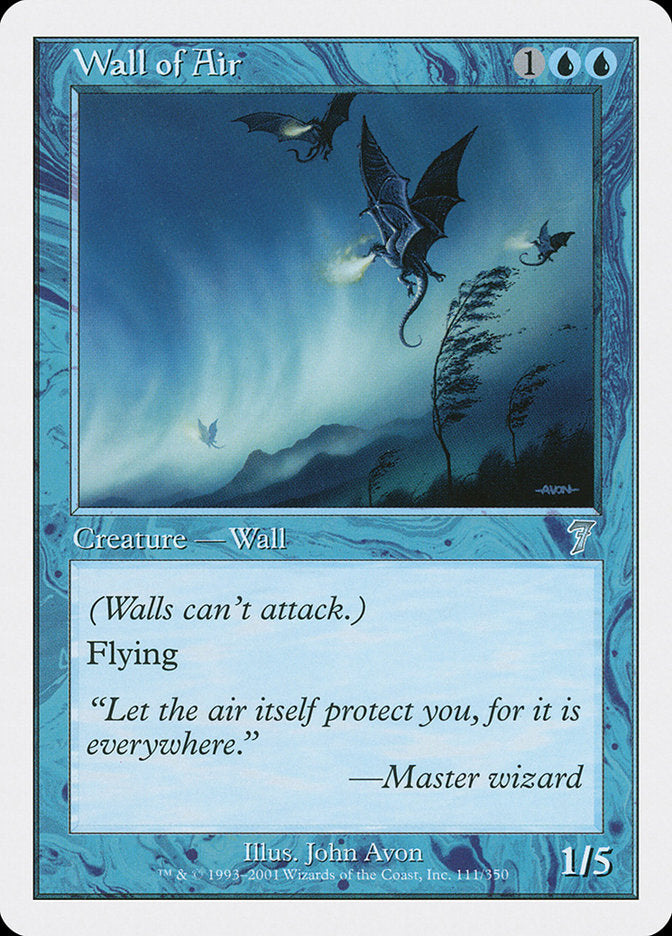 Wall of Air [Seventh Edition] | The CG Realm