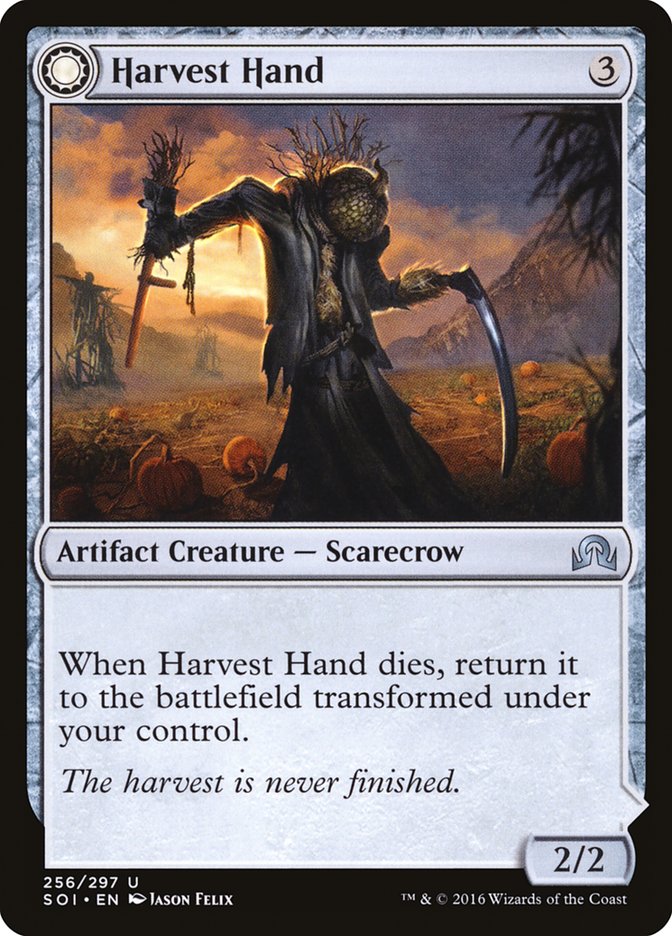Harvest Hand // Scrounged Scythe [Shadows over Innistrad] | The CG Realm