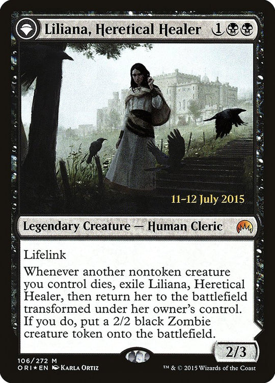 Liliana, Heretical Healer (PRE-106) - Magic Origins Promos: (originpwdfc) Foil