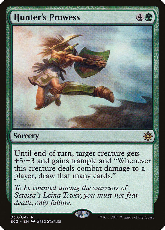 Hunter's Prowess [Explorers of Ixalan] | The CG Realm