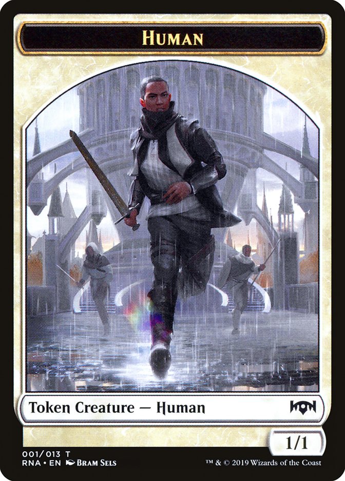 Human Token [Ravnica Allegiance Tokens] | The CG Realm