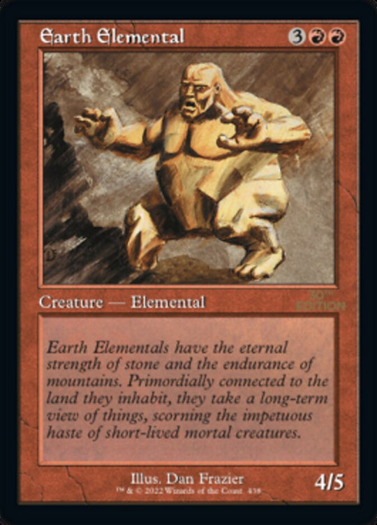 Earth Elemental (Retro Frame) (30A-438) - 30th Anniversary Edition