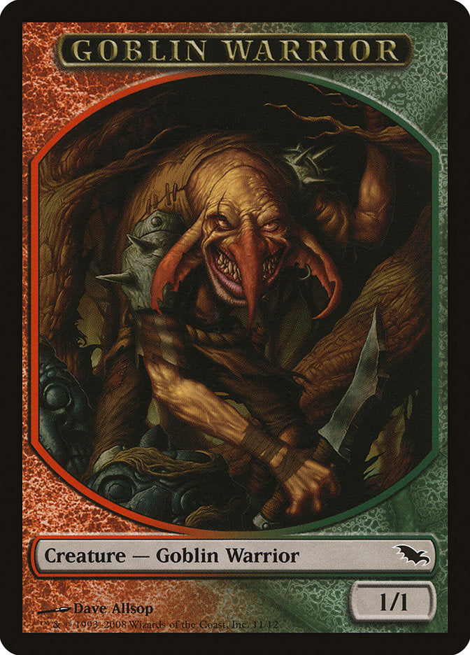 Goblin Warrior Token [Shadowmoor Tokens] | The CG Realm