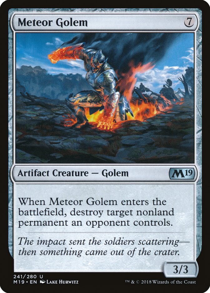 Meteor Golem [Core Set 2019] | The CG Realm