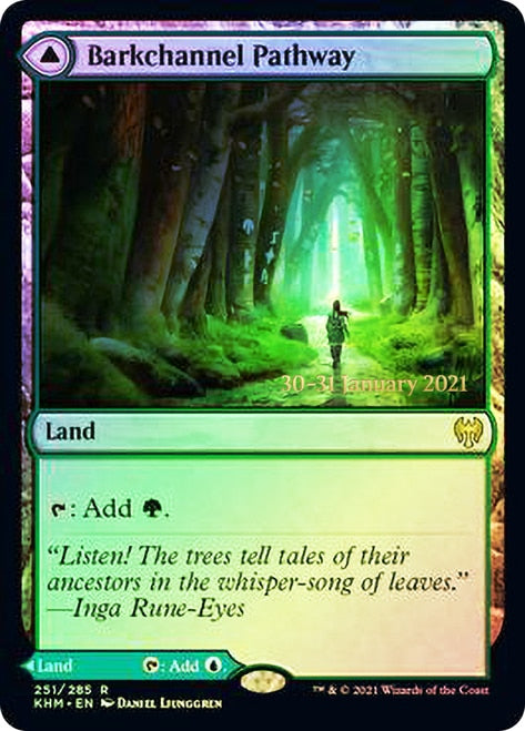 Barkchannel Pathway (PRE-251S) - Kaldheim Promos Foil