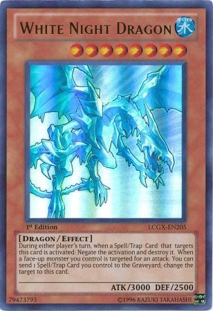 White Night Dragon [LCGX-EN205] Ultra Rare | The CG Realm