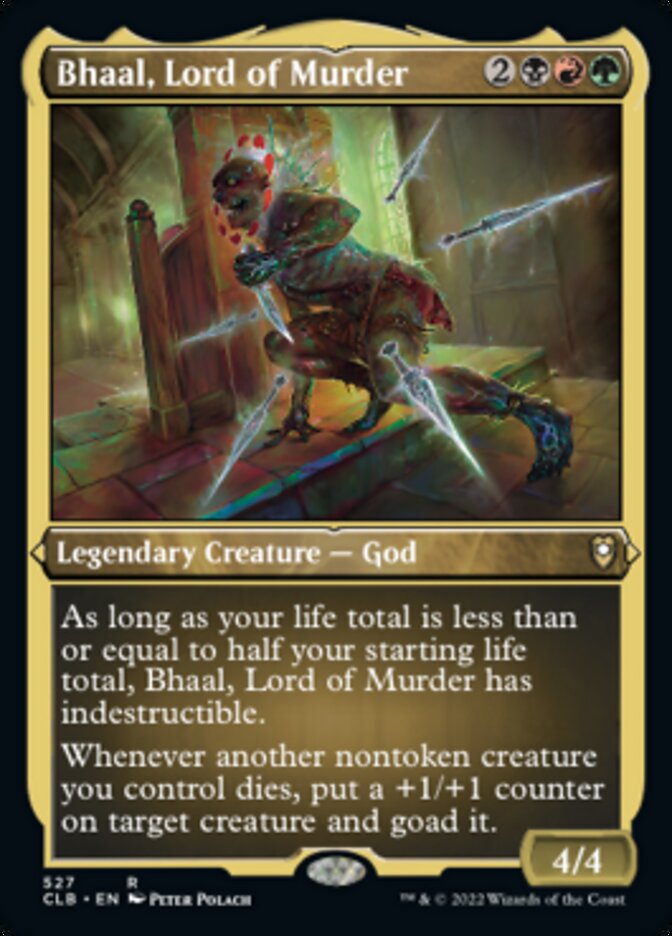 Bhaal, Lord of Murder (Foil Etched) [Commander Legends: Battle for Baldur's Gate] | The CG Realm