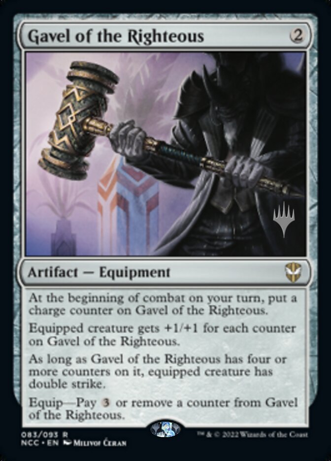 Gavel of the Righteous (Promo Pack) [Streets of New Capenna Commander Promos] | The CG Realm