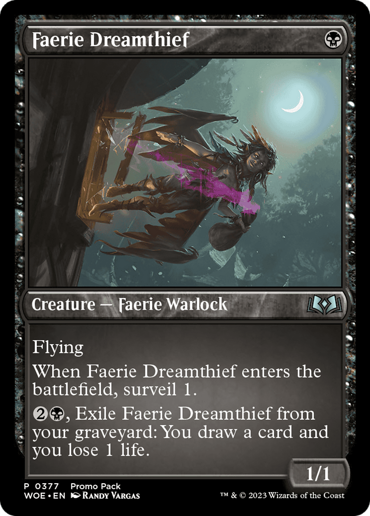 Faerie Dreamthief (Promo Pack) [Wilds of Eldraine Promos] | The CG Realm