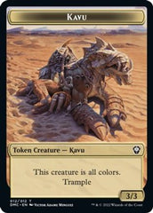 Kavu // Bear Double-Sided Token [Dominaria United Commander Tokens] | The CG Realm