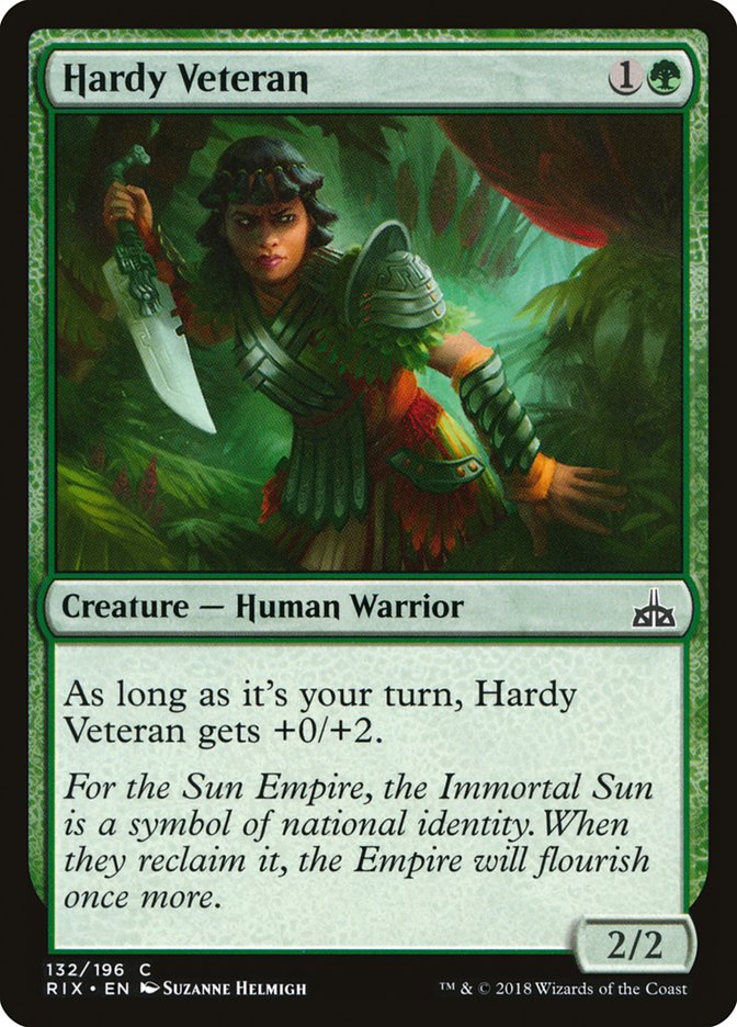 Hardy Veteran [Rivals of Ixalan] | The CG Realm