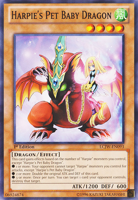 Harpie's Pet Baby Dragon [LCJW-EN093] Common | The CG Realm