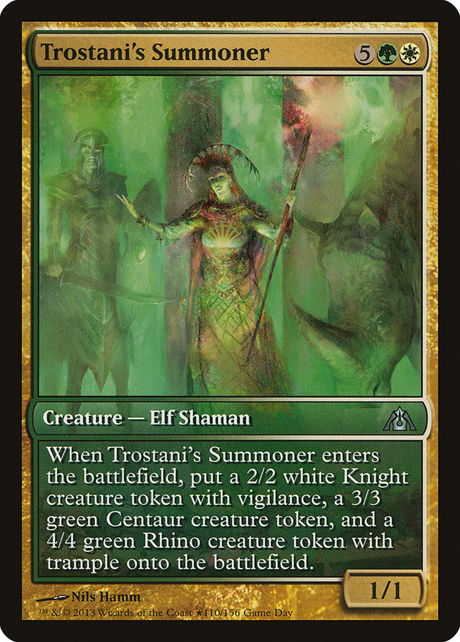 Trostani's Summoner (Game Day) [Dragon's Maze Promos] | The CG Realm