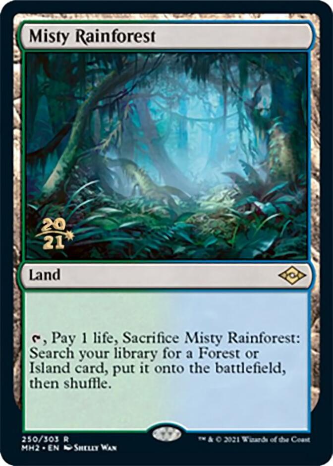 Misty Rainforest [Modern Horizons 2 Prerelease Promos] | The CG Realm