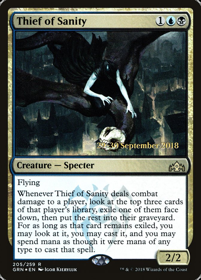 Thief of Sanity [Guilds of Ravnica Prerelease Promos] | The CG Realm