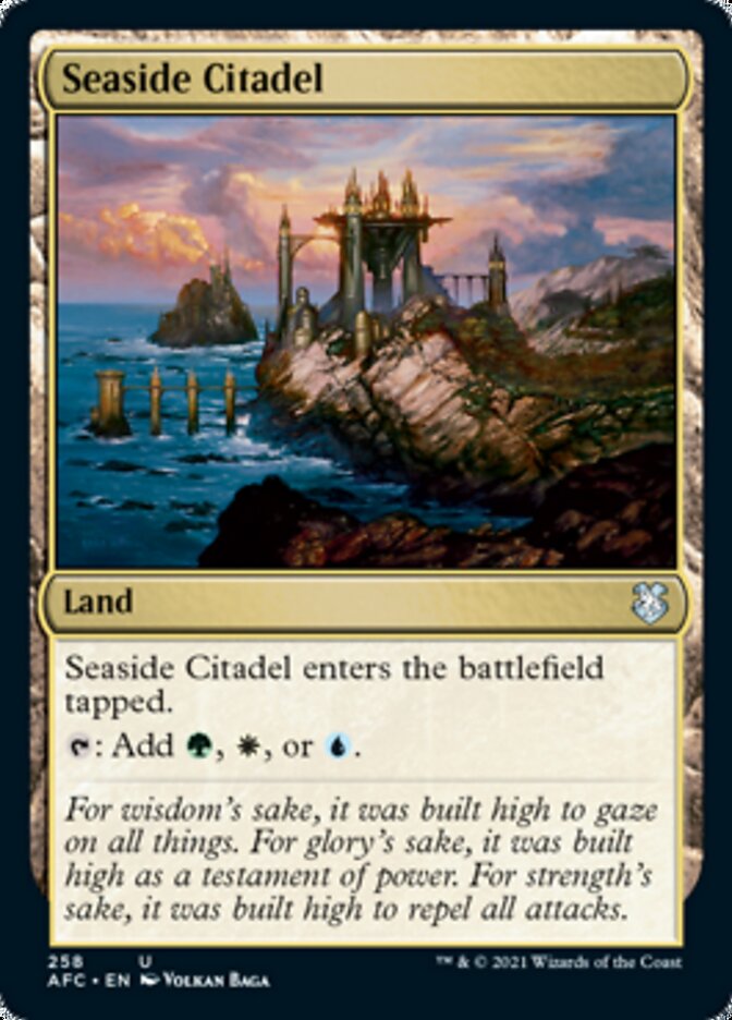 Seaside Citadel [Dungeons & Dragons: Adventures in the Forgotten Realms Commander] | The CG Realm