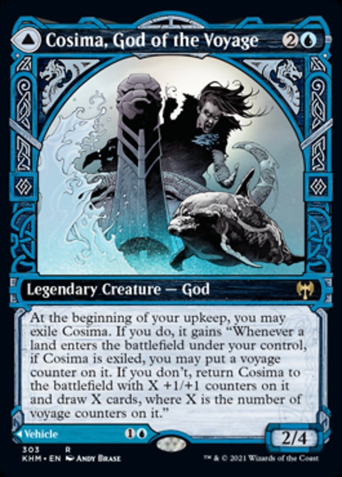 Cosima, God of the Voyage (Showcase) (KHM-303) - Kaldheim: (Showcase)