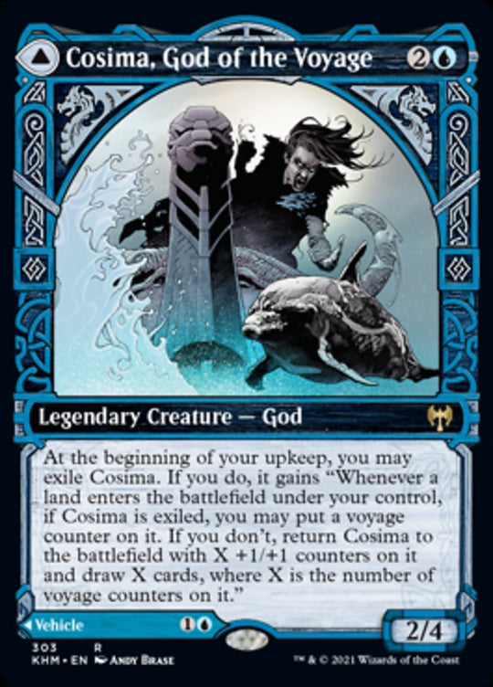 Cosima, God of the Voyage (Showcase) (KHM-303) - Kaldheim: (Showcase)