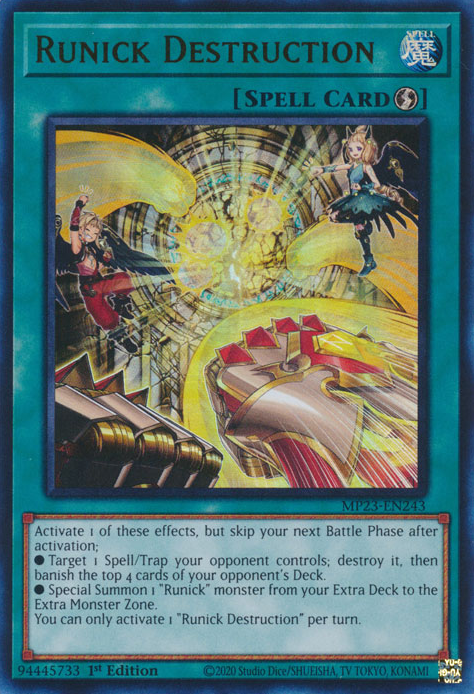Runick Destruction [MP23-EN243] Ultra Rare | The CG Realm