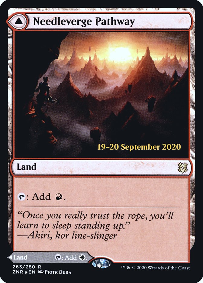 Needleverge Pathway (PRE-263) - Zendikar Rising Promos Foil
