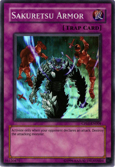 Sakuretsu Armor [CP01-EN004] Super Rare | The CG Realm