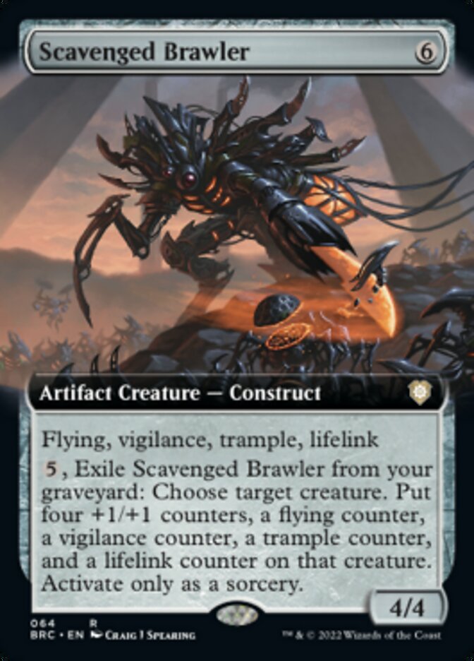 Scavenged Brawler (Extended Art) [The Brothers' War Commander] | The CG Realm