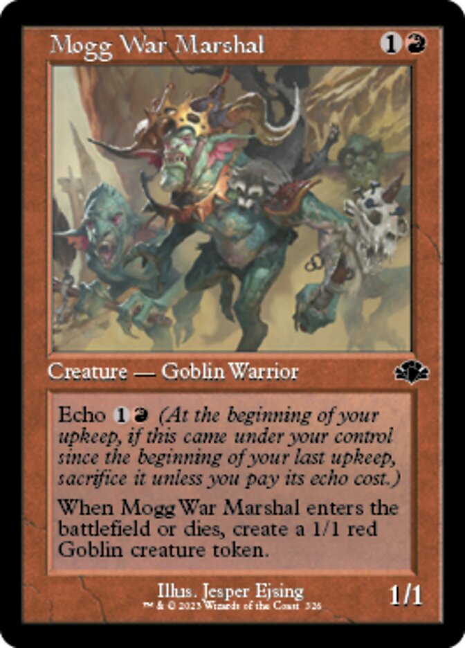 Mogg War Marshal (Retro) [Dominaria Remastered] | The CG Realm
