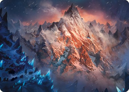 Mountain Art Card [The Lord of the Rings: Tales of Middle-earth Art Series] | The CG Realm
