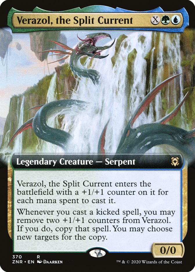 Verazol, the Split Current (Extended Art) [Zendikar Rising] | The CG Realm