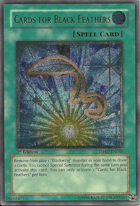 Cards for Black Feathers [TSHD-EN046] Ultimate Rare | The CG Realm