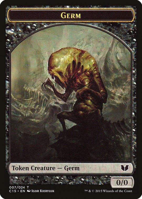 Germ // Zombie Double-Sided Token (C15-7 // 8) - Commander 2015 Tokens