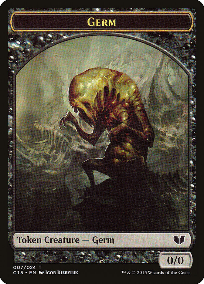 Frog Lizard // Germ Double-Sided Token [Commander 2015 Tokens] | The CG Realm