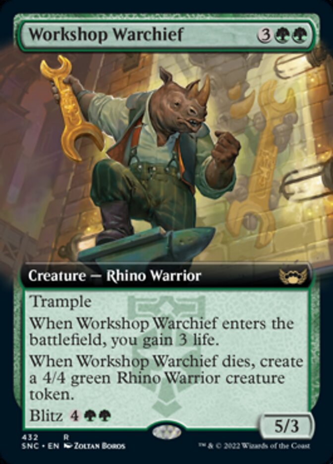 Workshop Warchief (Extended Art) [Streets of New Capenna] | The CG Realm
