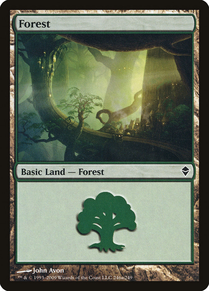 Forest (246a) [Zendikar] | The CG Realm