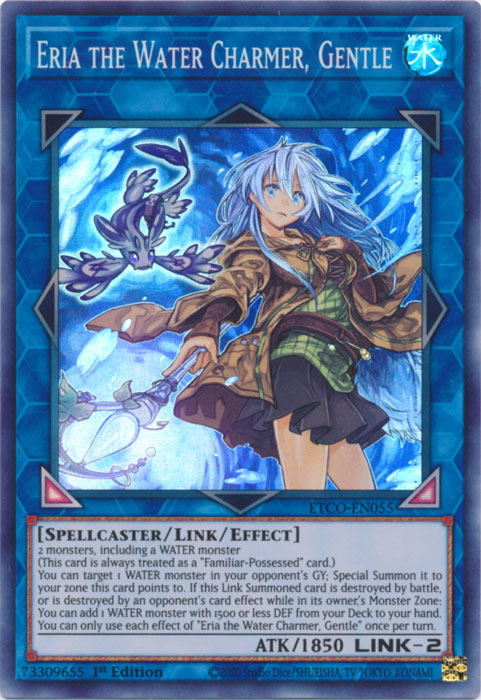 Eria the Water Charmer, Gentle [ETCO-EN055] Super Rare | The CG Realm