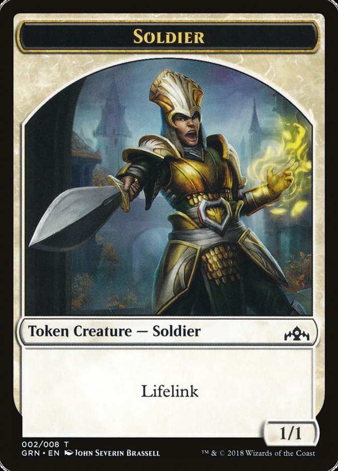 Goblin // Soldier (006) Double-Sided Token (GR1-4 // 6) - GRN Guild Kit Tokens