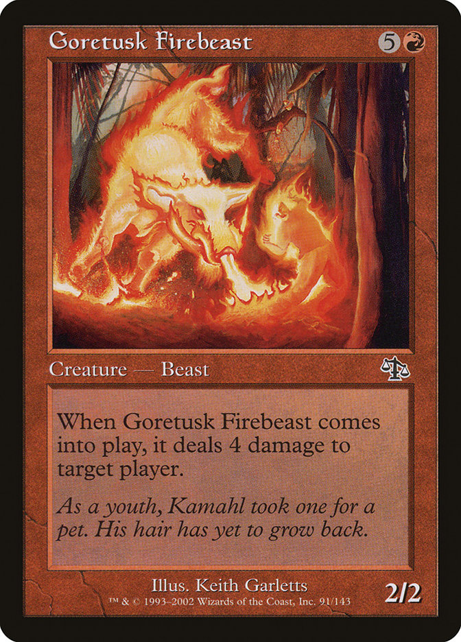 Goretusk Firebeast [Judgment] | The CG Realm