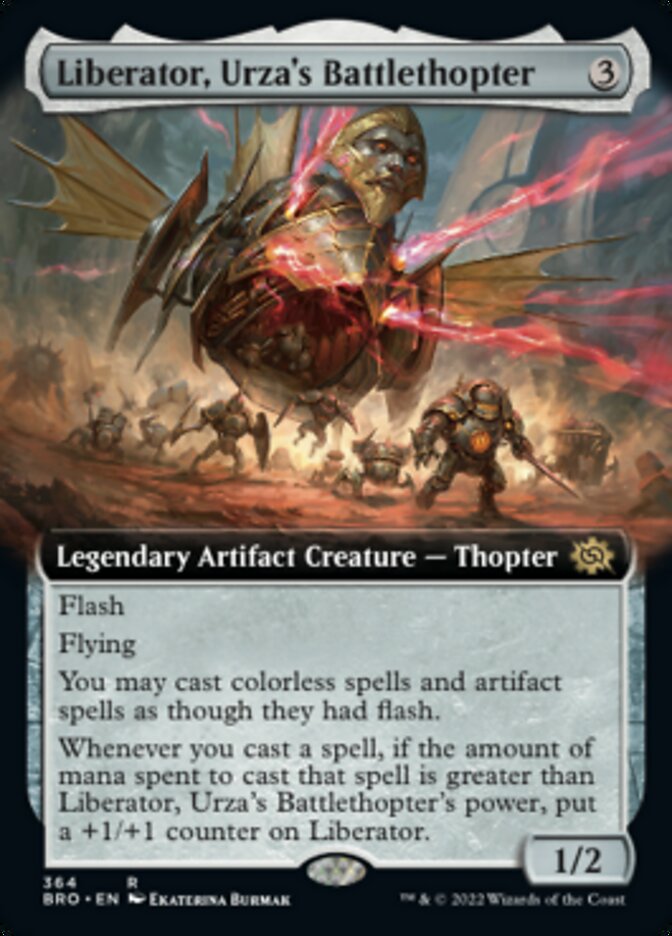 Liberator, Urza's Battlethopter (Extended Art) [The Brothers' War] | The CG Realm