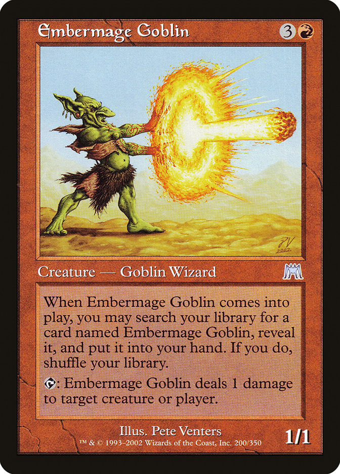 Embermage Goblin [Onslaught] | The CG Realm