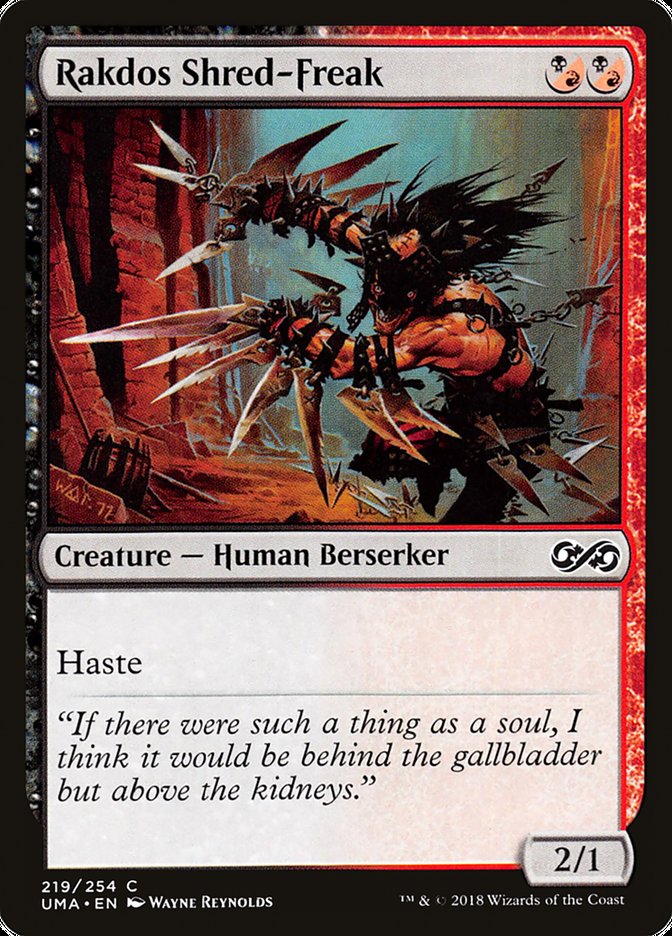 Rakdos Shred-Freak [Ultimate Masters] | The CG Realm