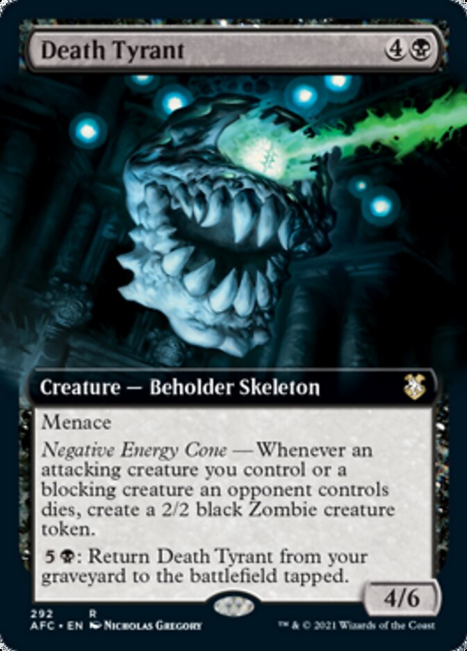 Death Tyrant (Extended Art) [Dungeons & Dragons: Adventures in the Forgotten Realms Commander] | The CG Realm