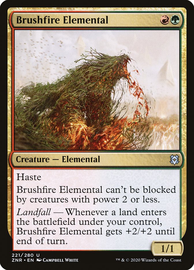 Brushfire Elemental [Zendikar Rising] | The CG Realm
