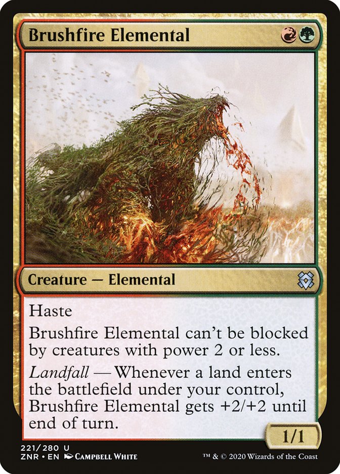 Brushfire Elemental [Zendikar Rising] | The CG Realm