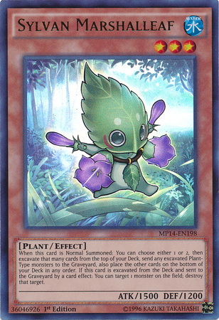 Sylvan Marshalleaf [MP14-EN198] Ultra Rare | The CG Realm