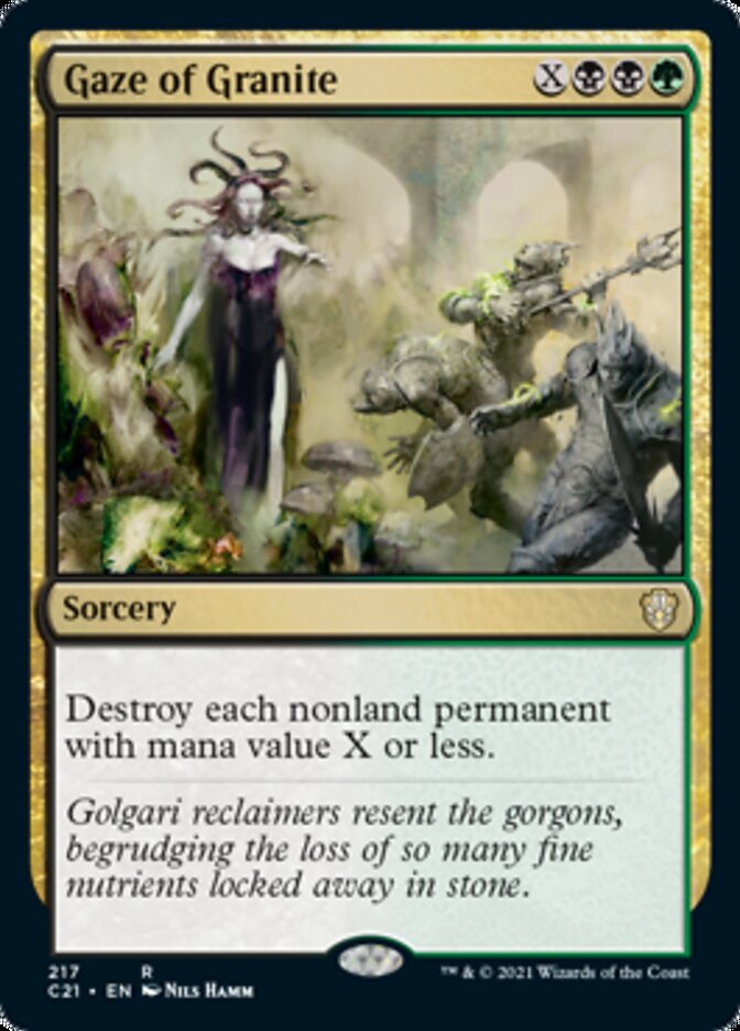 Gaze of Granite [Commander 2021] | The CG Realm