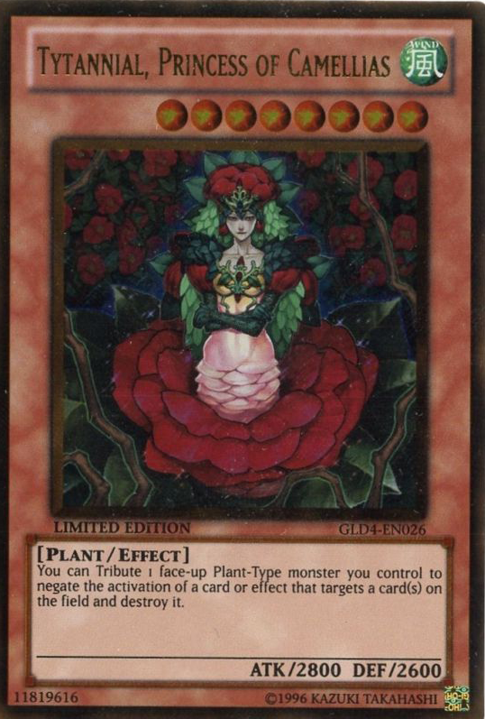 Tytannial, Princess of Camellias [GLD4-EN026] Gold Rare | The CG Realm