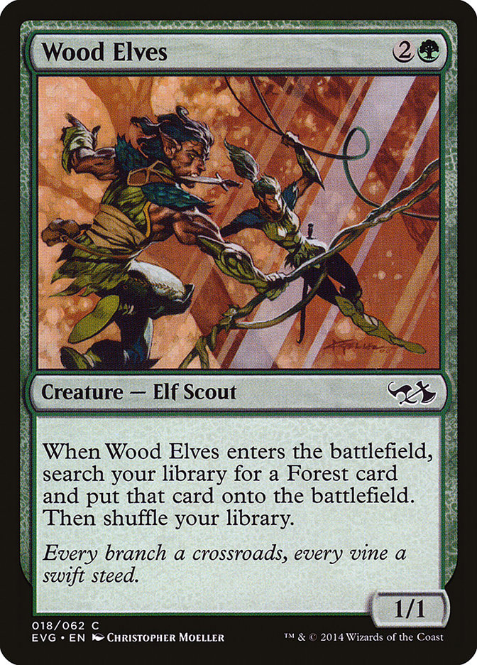 Wood Elves (Elves vs. Goblins) [Duel Decks Anthology] | The CG Realm