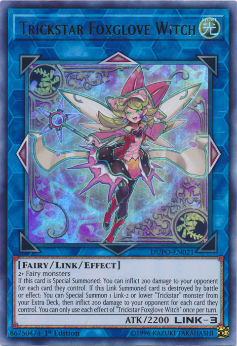 Trickstar Foxglove Witch [DUPO-EN021] Ultra Rare | The CG Realm