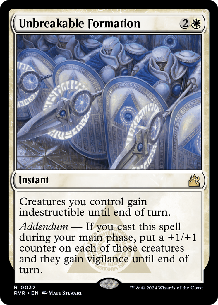 Unbreakable Formation [Ravnica Remastered] | The CG Realm